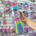 Hot Focus - H2O Bottle with Stickers, Rainbow (410RB)