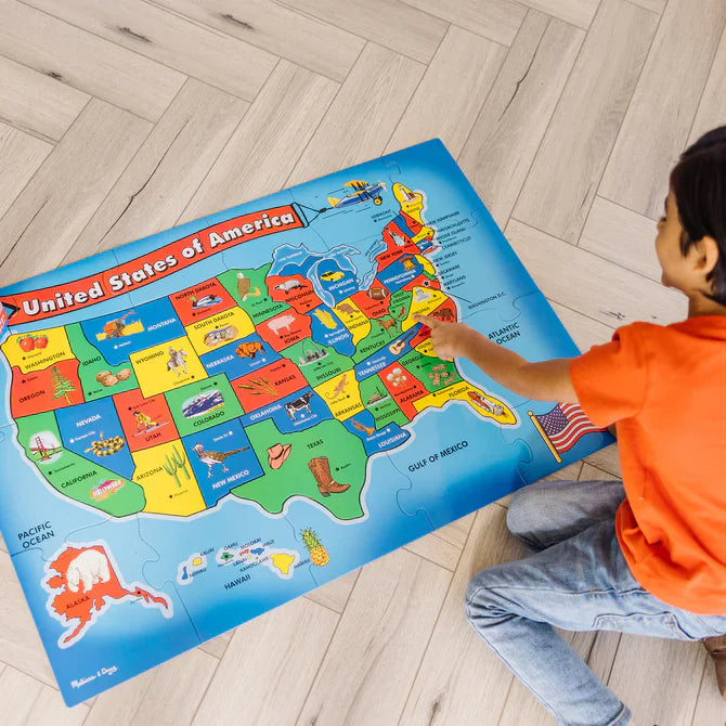 Melissa & Doug - USA Map Floor Puzzle