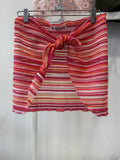 Les Tout Petits - Papaya Stripe Short Sarong