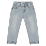 Babyface - Boys Wide-Fit Denim Pants, Pale Blue Denim
