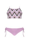Nessi Byrd - Roni Two Piece Swim Suit, Lilac