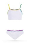 Nessi Byrd - Brynless Two Piece Swim Suit, White
