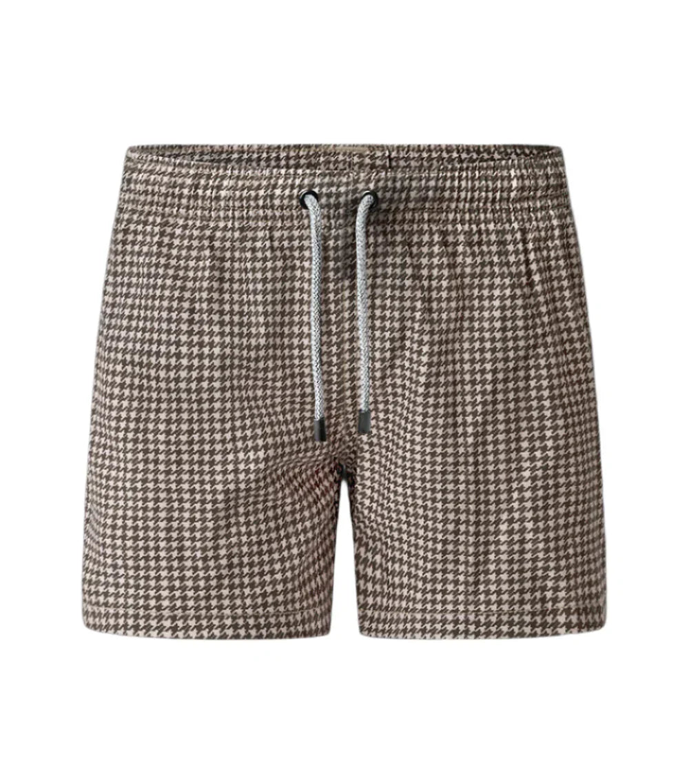 Marino - Boys Swim Shorts, Houndstooth