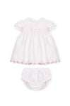Dr. Kid - Baby Girl Light Pink Dress and Bottoms 2 Pc Set