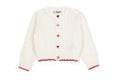 Dr. Kid - Ecru Sweater with Red Buttons