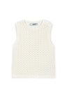 Dr. Kid - Ivory Knit Top Skirt Set