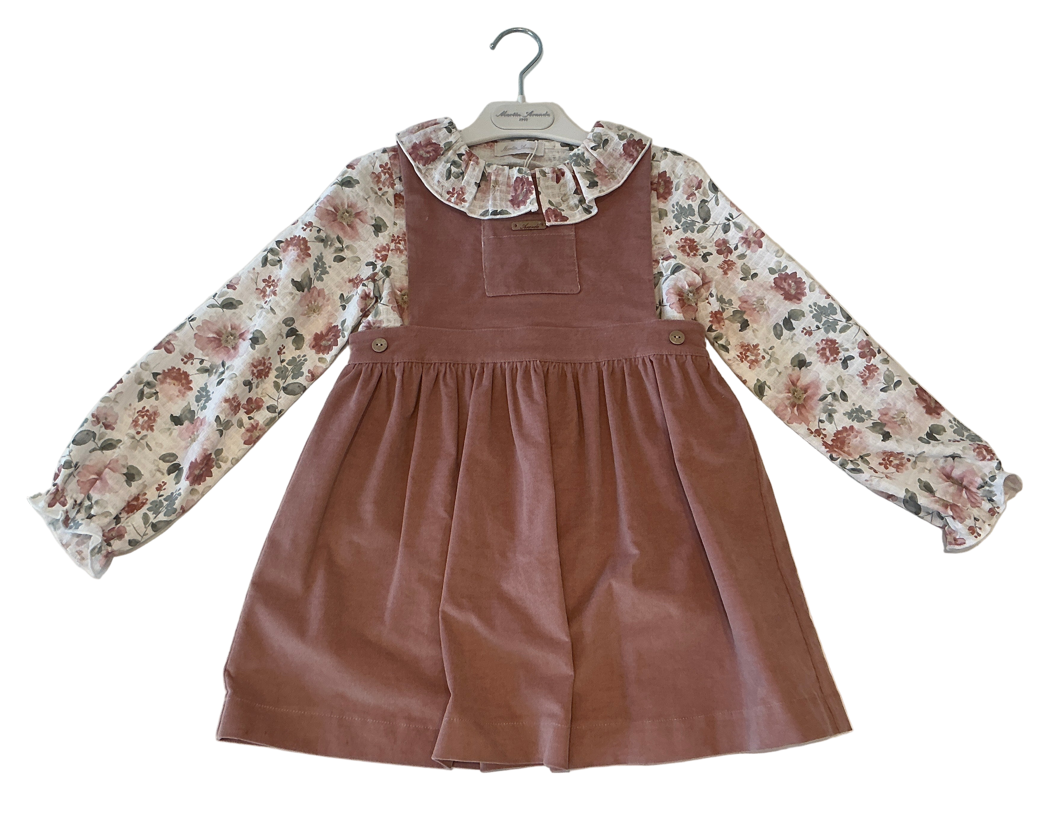 Martin Aranda - Blouse & Overall Flounce York Pink