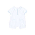 Deolinda - White and Blue Romper