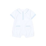 Deolinda - White and Blue Romper