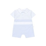 Deolinda - White and Blue Romper