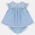 Martin Aranda - Set Dress & Bloomer (Woven Fabric) Surrey, Blue