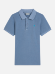 Scotch & Soda - Seasonal Core Chest Embroidery Pique Garment-Dyed Polo, Captain Blue