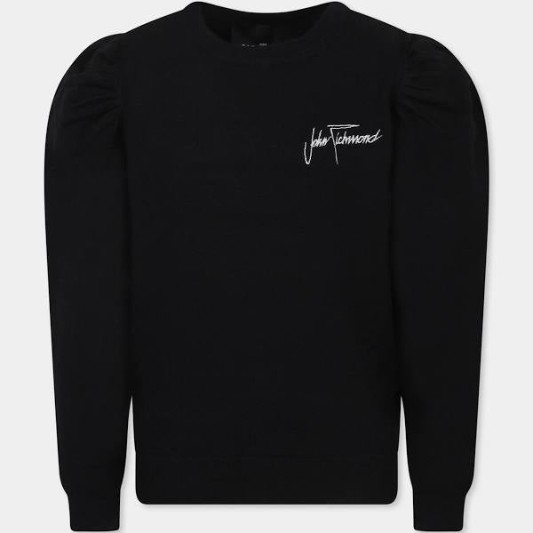 Richmond - Junior Embroidered Logo Sweatshirt, Black