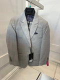 CLOUDCLOTH- BOYS SOLID 2PC SUIT, GRAY