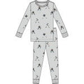 Petite Lem - 2pc Long Sleeve & Pants Pajama Set, Light Grey