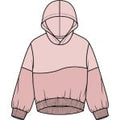 Miles The Label - Long Sleeve Hooded Sweatshirt, Pink
