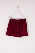 Indee - Vendee English Embroidered Skirt/Short, Rooibos Red