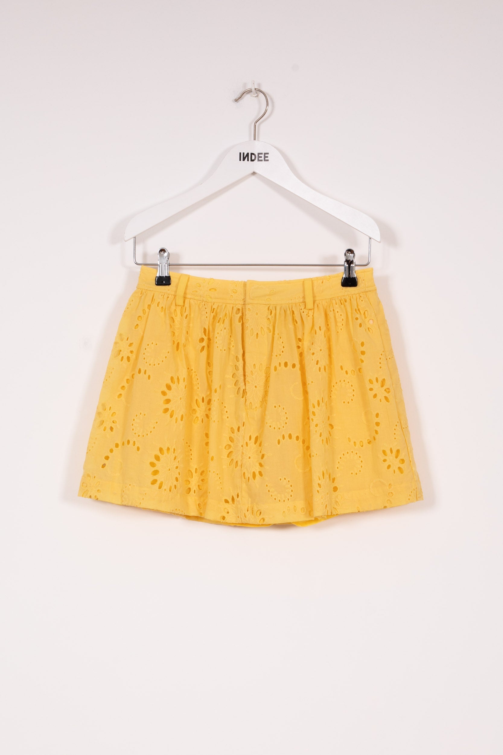 Indee - Vendee English Embroidered Skirt/Short, Mimosa