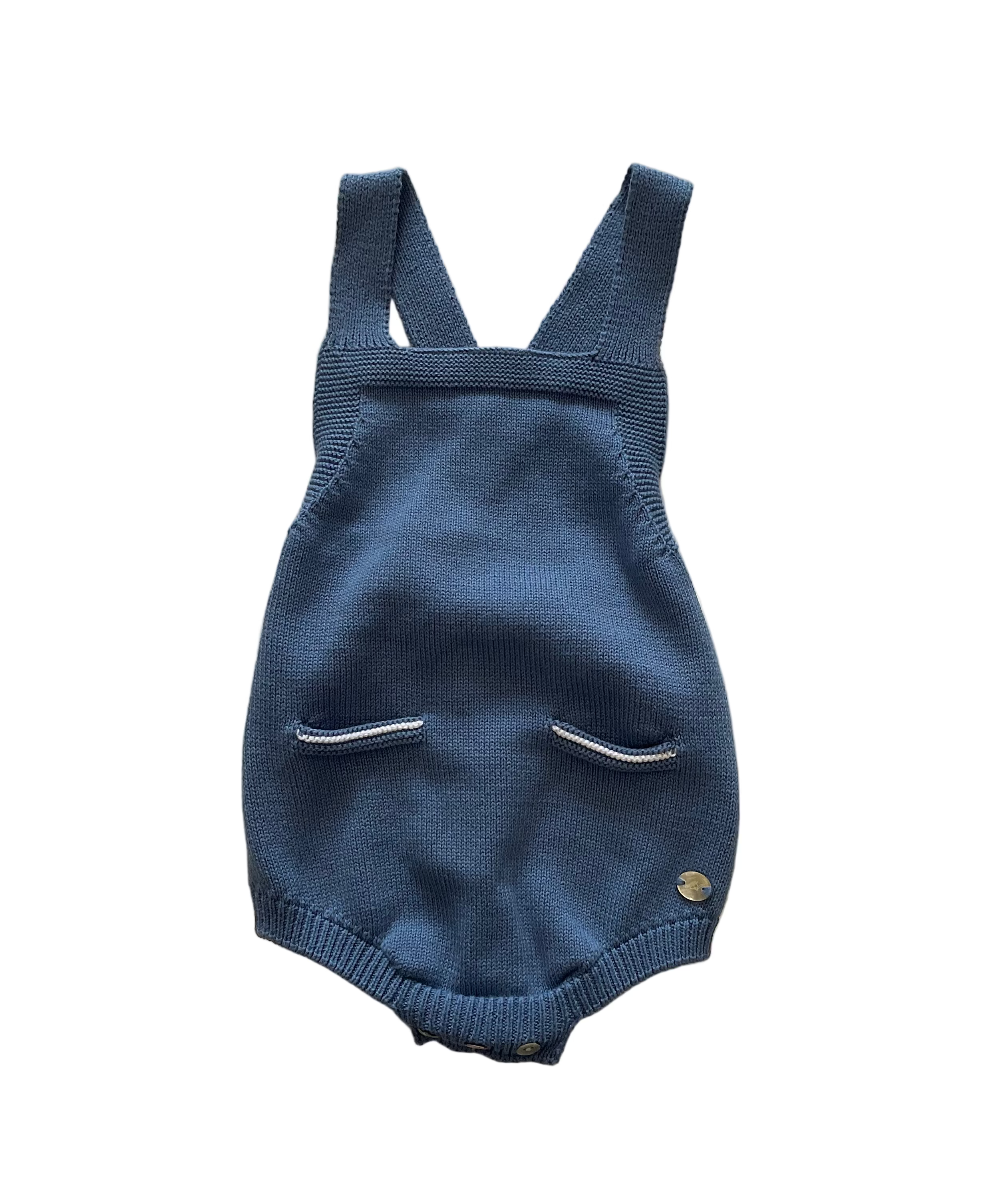 Martin Aranda - Knit Navy Blue Overalls