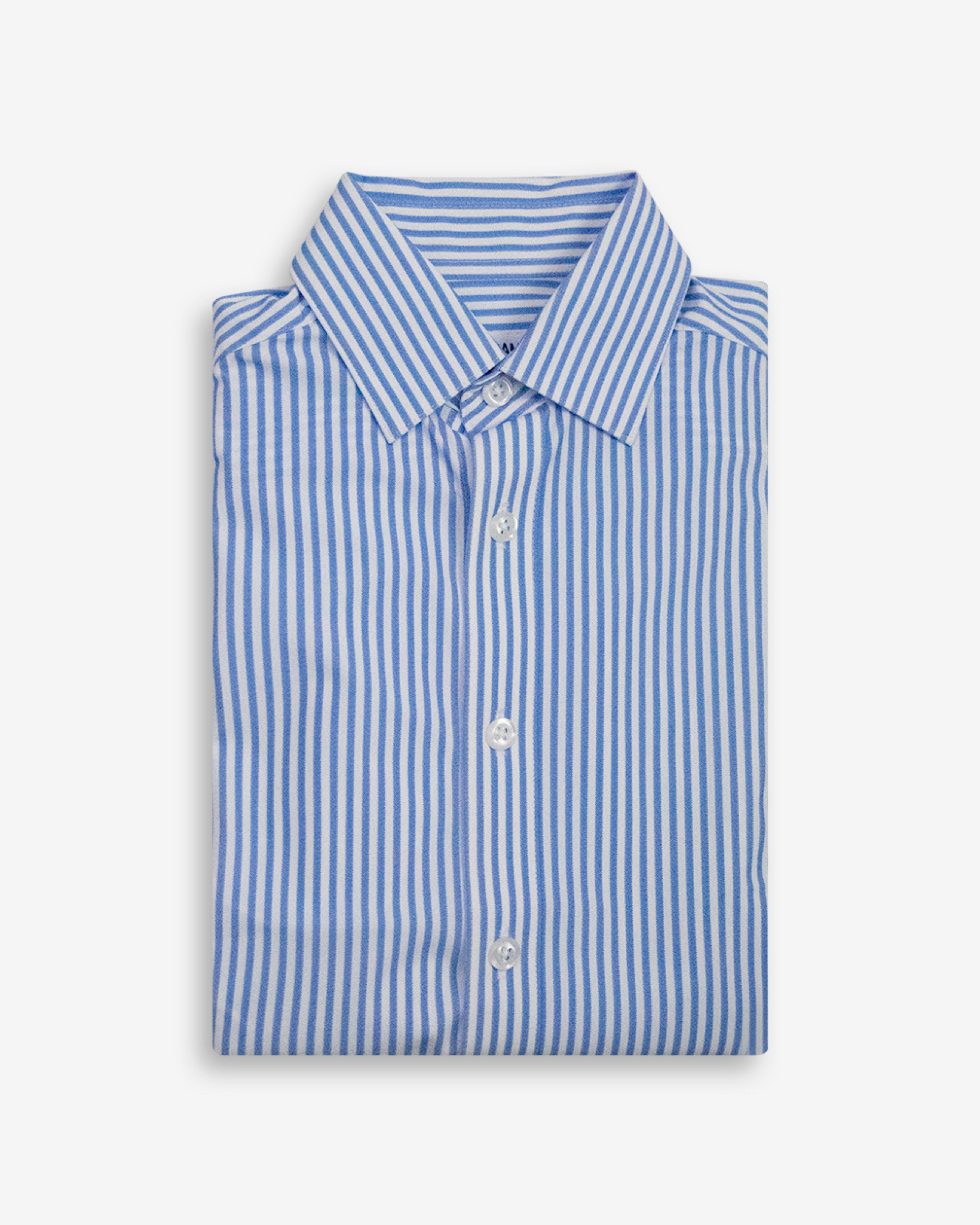 Appaman - Standard Stretch Shirt, Blue Pinstripe
