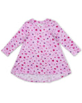 ESME - Long Sleeve Hi-Low Dress, Doodles