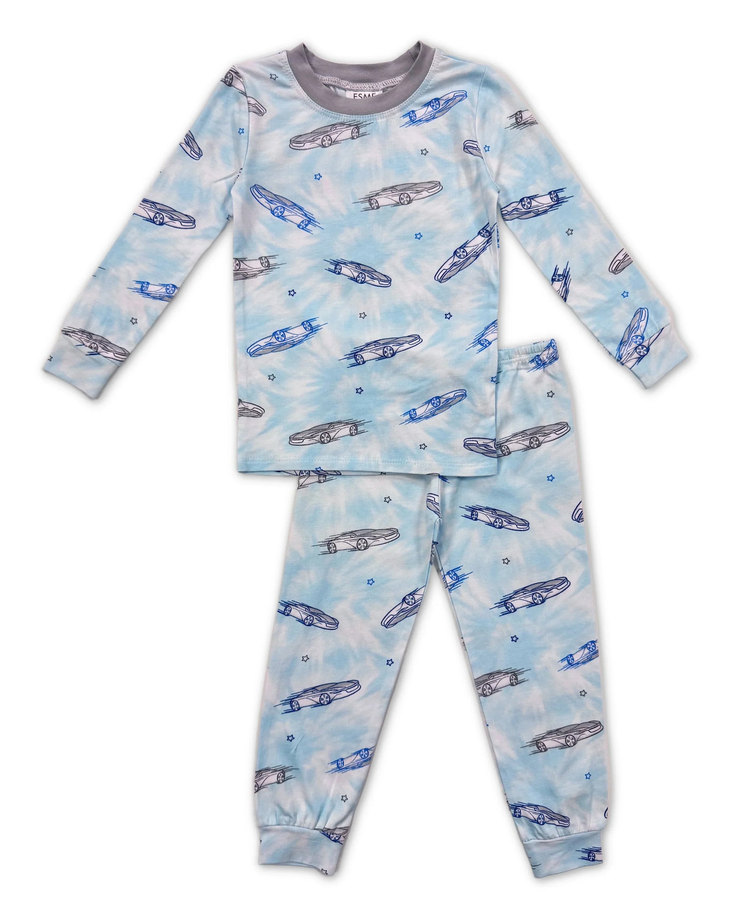 ESME - Boys Long Sleeve Pajama Set, Transporter