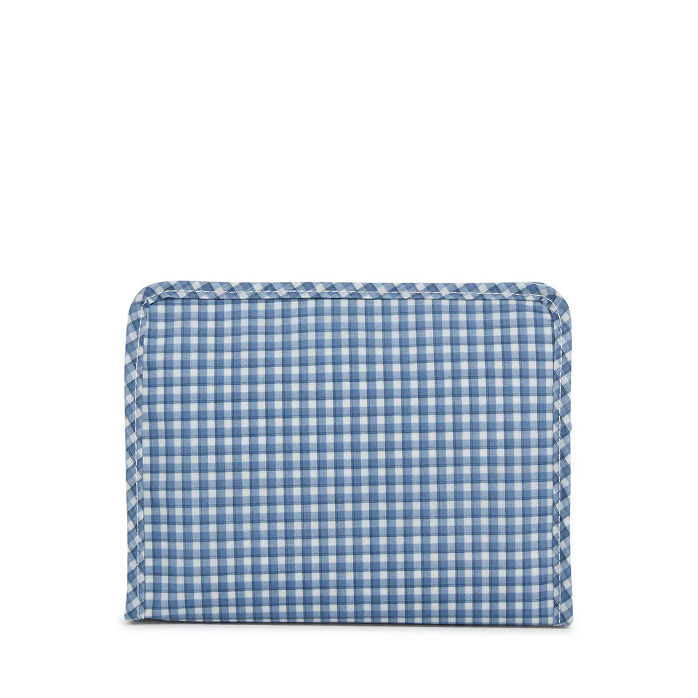 Trvl - Roadie Small Zip Pouch, Rodeo Check Indigo