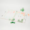 Ombre Lucite Backgammon Sherbert