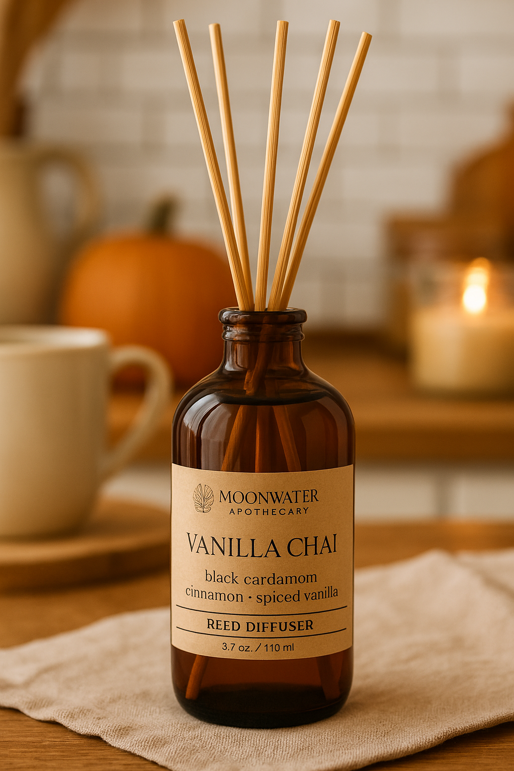 Vanilla Chai Room Spray or Reed Diffuser | Warm Spiced Vanilla Home Fragrance