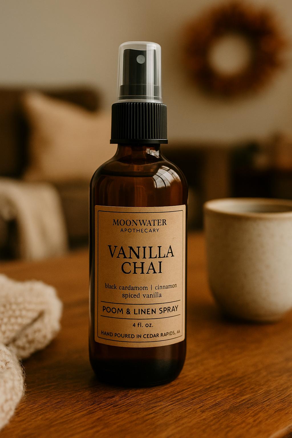 Vanilla Chai Room Spray or Reed Diffuser | Warm Spiced Vanilla Home Fragrance