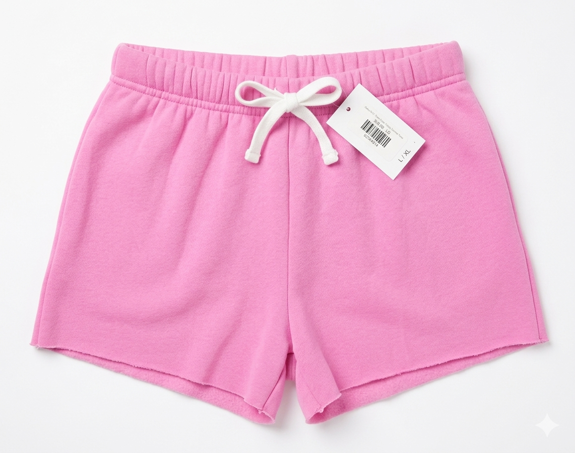 Katie J - Tween Shorts, Summer Rose