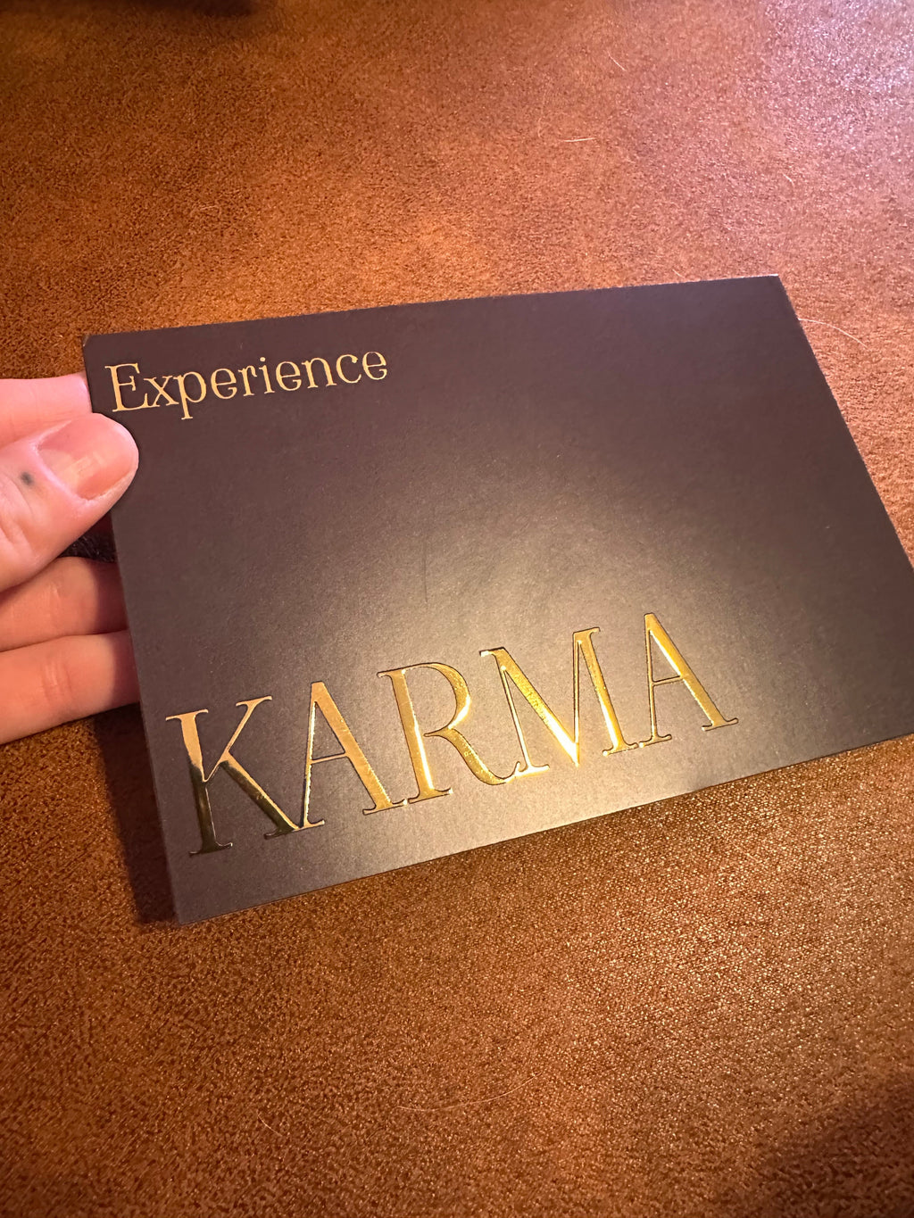 KARMA CANDLE - HIDDEN CRYSTALS INSIDE! -- by Moon Water Apothecary!