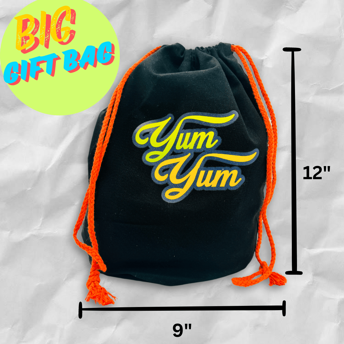 Yum Yum Candy Shop Drawstring Gift Bag