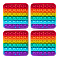 4 Extra Rainbow Fidget Mats (The Fidget Game: Sight Words)