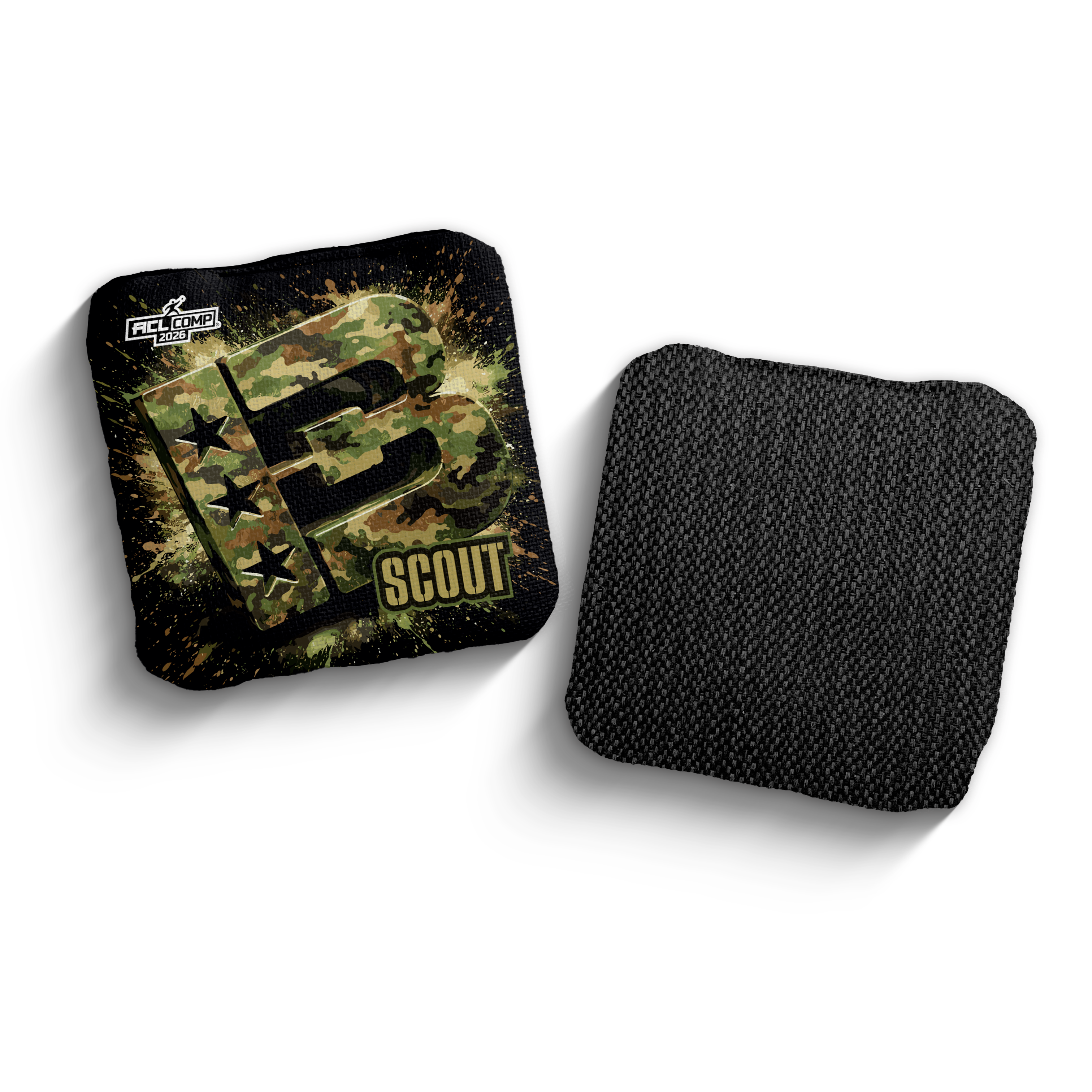 2026 Brotherhood Cornhole Scout 3D Camo Edition ACL Comp Stamped Cornhole Bags