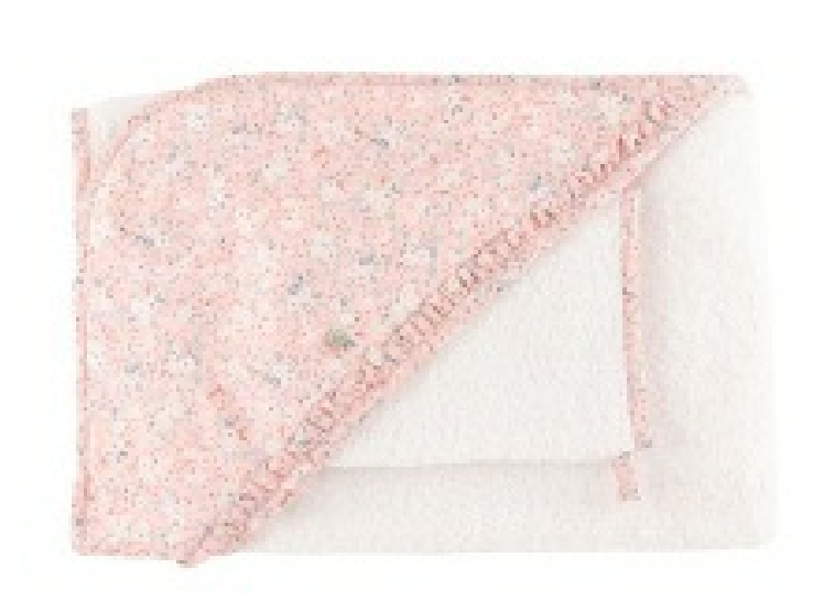 PURETE - Pink Floral Towel For Babies