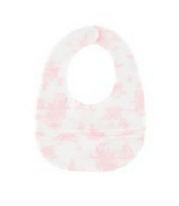 PURETE - Pink Floral Baby Bib