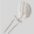 Paz Rodriguez Knitted Bonnet for Newborn | Luar Bonnet