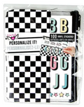 Fashion Angels Personalize It! Pouch & Vinyl Stickers - Checkered