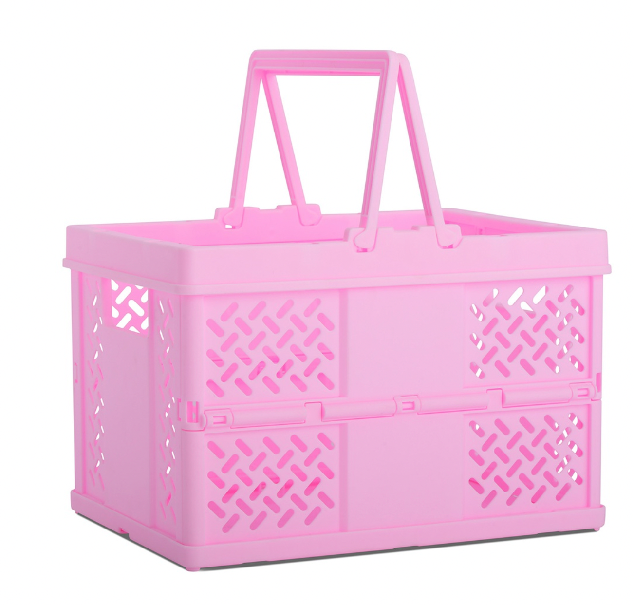 ISCREAM - Small Pink Foldable Storage Crate