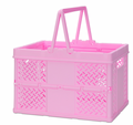 ISCREAM - Large Pink Foldable Storage Crate