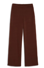 Katie J - Dylan Wide Leg Sweatpants, Chocolate