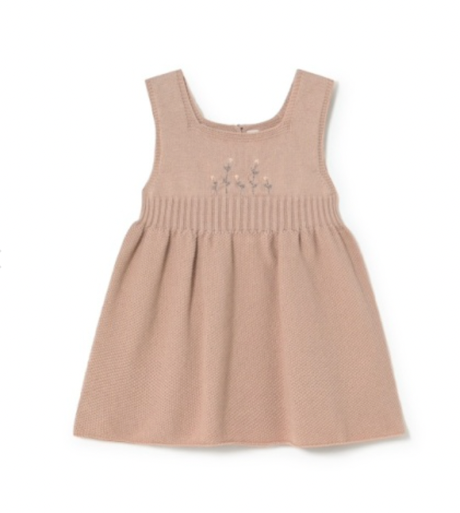 LI + ME - Embroidered Knit Dress, Candy