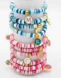 Little Miss Zoe - Vinyl Disc Initial Bracelet