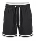Pier St Barths - Men’s Black with White Stripe Bathing Suit