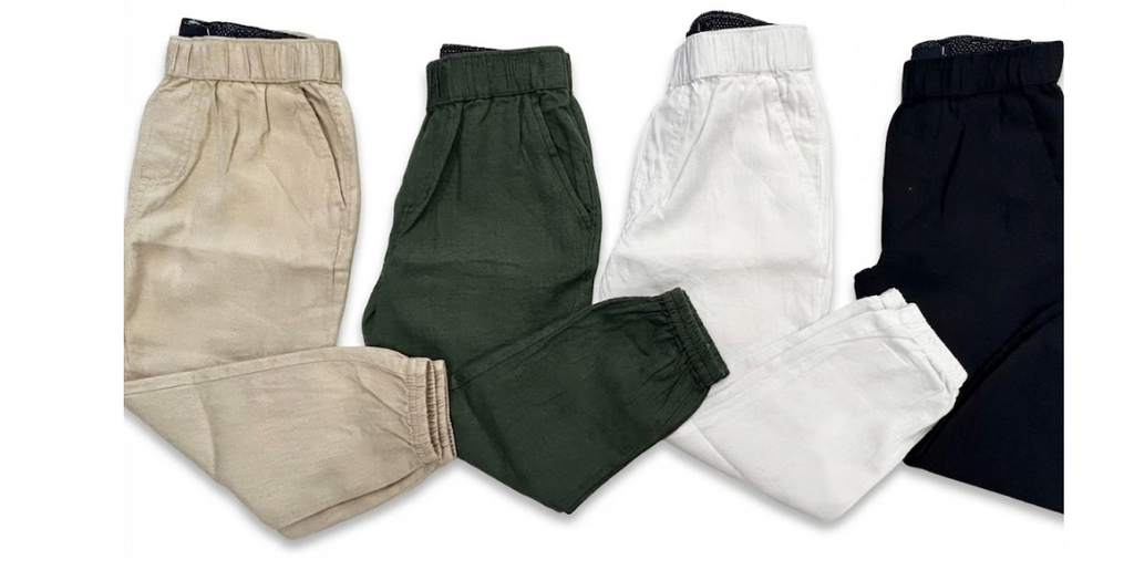 Pier St Barths - Kids Linen Joggers