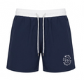 Pier St Barths - Men’s White Elastic Navy Bathing Suit
