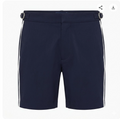 Pier St. Barth - Men’s Navy Buckle Swim Shorts