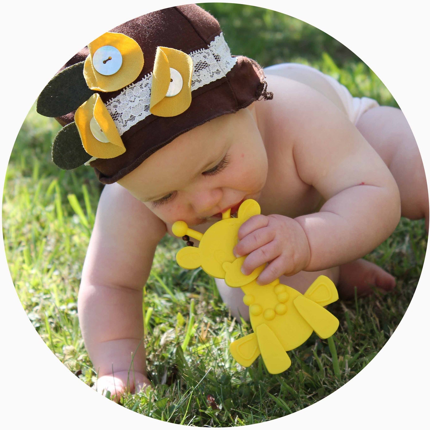 Little bamBAM Baby Teething Toy – Yellow