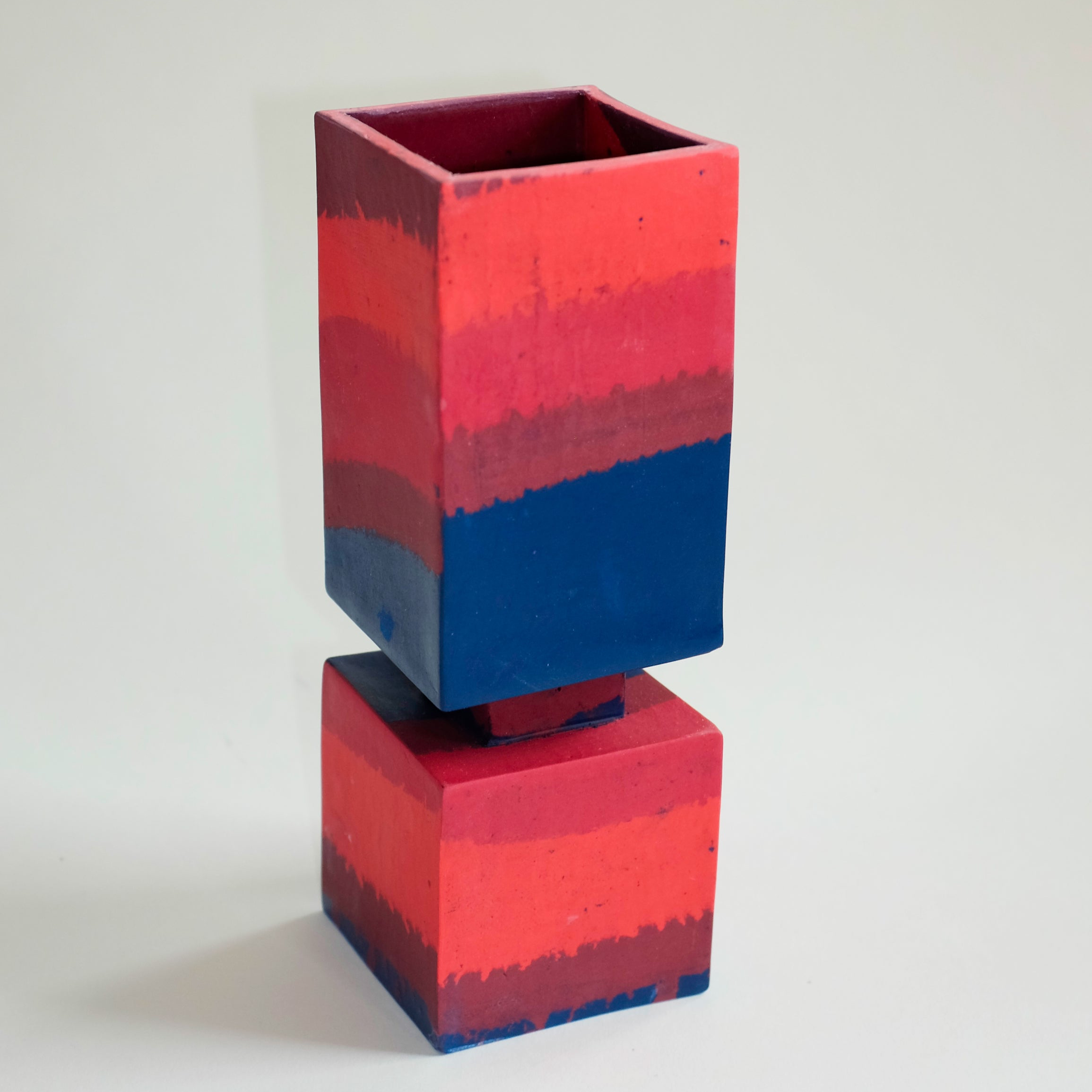 Squared Vase Short
